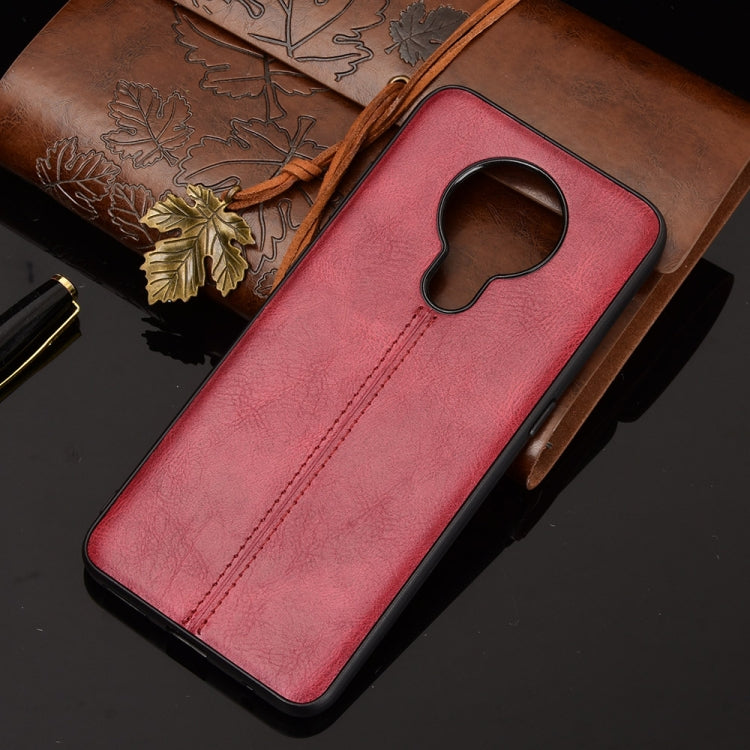 For Nokia 5.3 Shockproof Sewing Cow Pattern Skin PC + PU + TPU Case