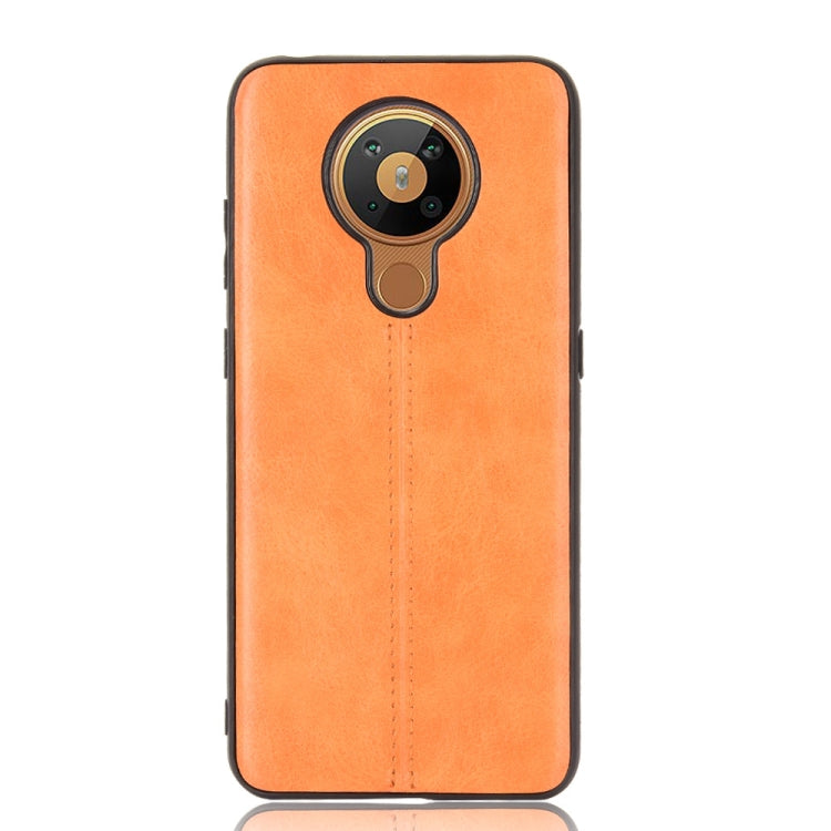 For Nokia 5.3 Shockproof Sewing Cow Pattern Skin PC + PU + TPU Case