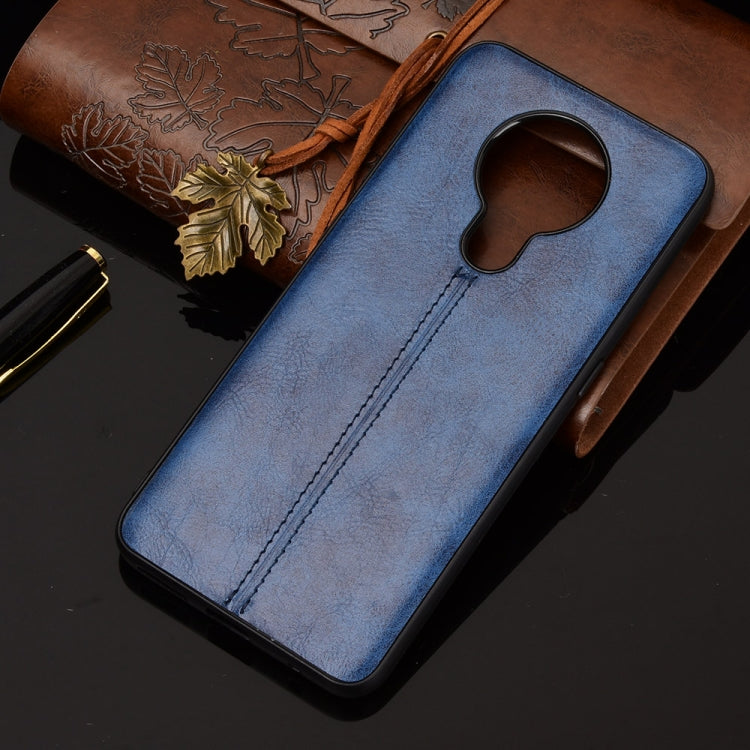 For Nokia 5.3 Shockproof Sewing Cow Pattern Skin PC + PU + TPU Case