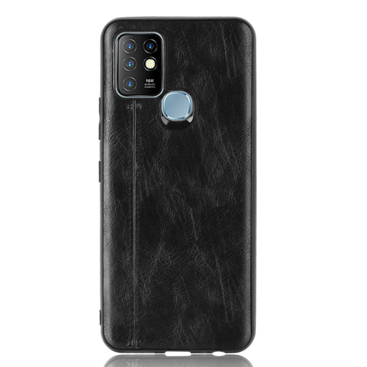 For Infinix Hot 10 Shockproof Sewing Cow Pattern Skin PC + PU + TPU Case