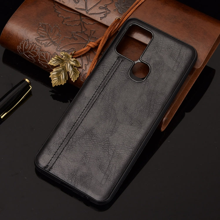 For Infinix Hot 10 Shockproof Sewing Cow Pattern Skin PC + PU + TPU Case