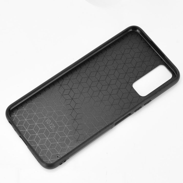 For vivo Y20/Y20i Shockproof Sewing Cow Pattern Skin PC + PU + TPU Case