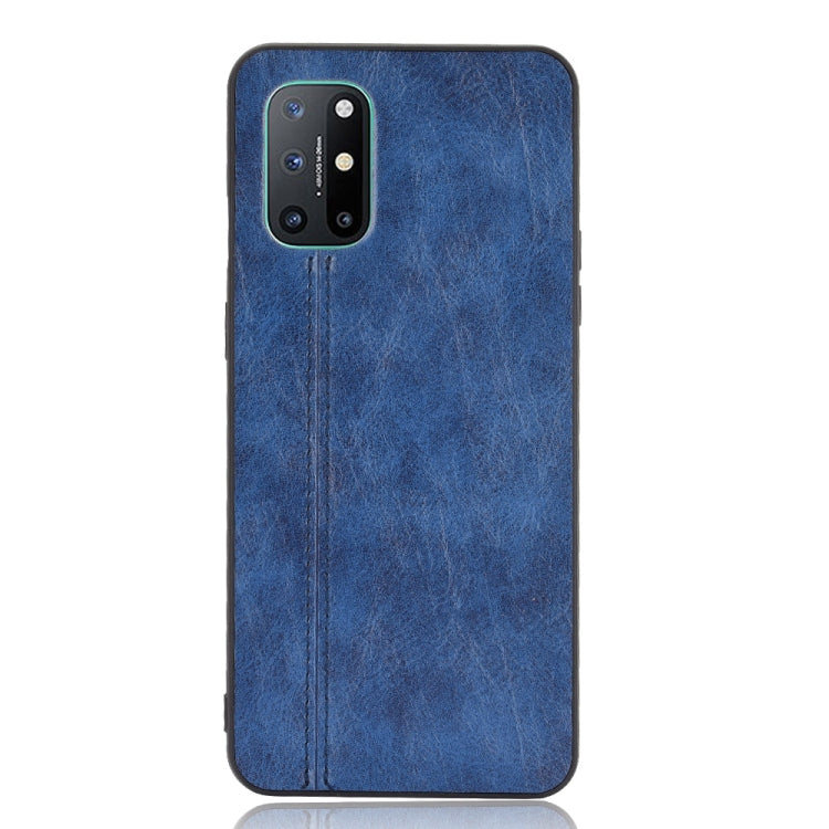 For OnePlus 8T Shockproof Sewing Cow Pattern Skin PC + PU + TPU Case