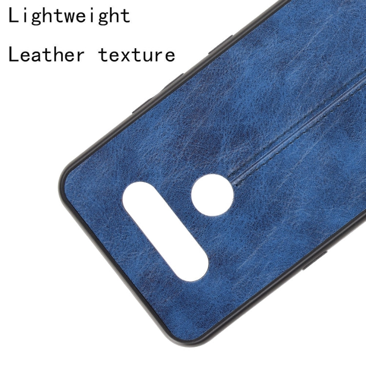 For LG K51 Shockproof Sewing Cow Pattern Skin PC + PU + TPU Case