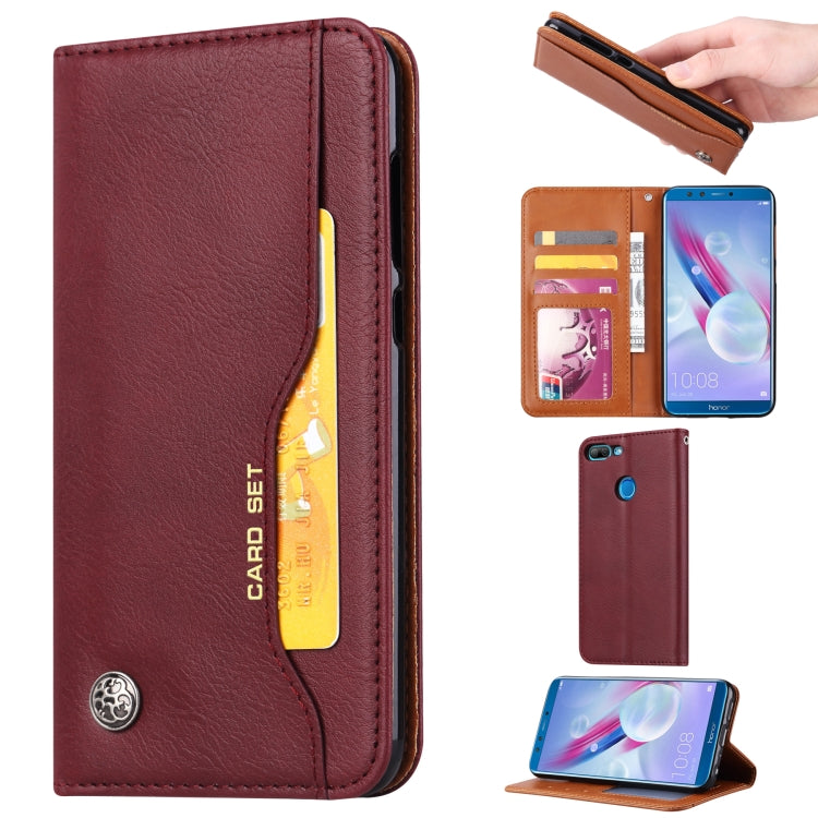 Knead Skin Texture Horizontal Flip Leather Case for Huawei Honor 9 Lite / Honor 9i, with Photo Frame & Holder & Card Slots & Wallet