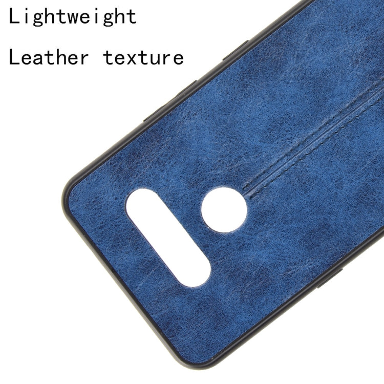 For LG K50S Shockproof Sewing Cow Pattern Skin PC + PU + TPU Case