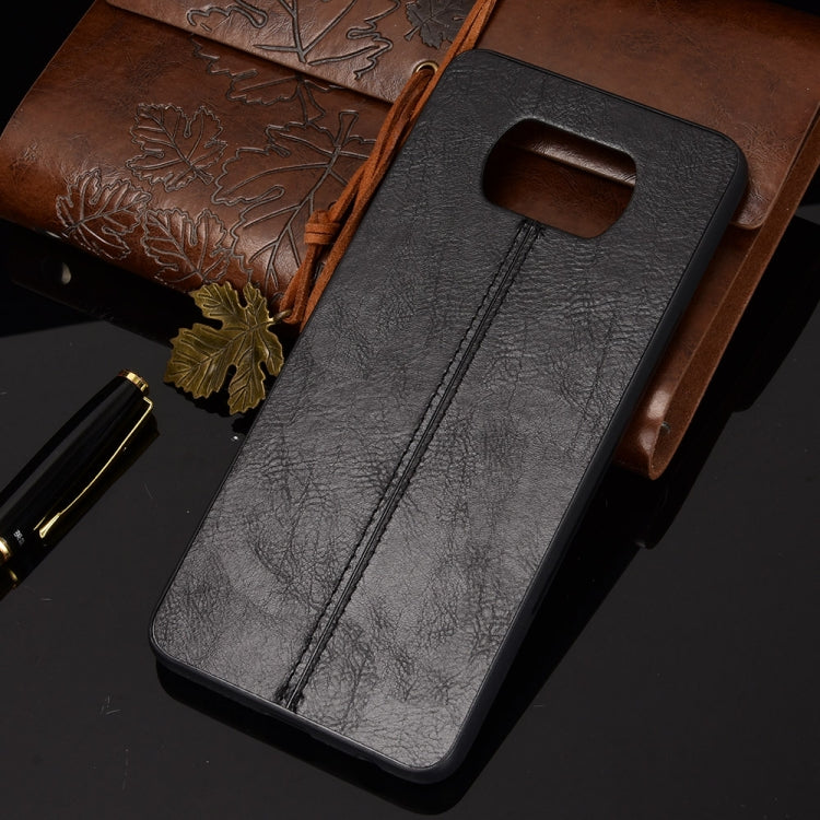 For Xiaomi Poco X3 NFC Shockproof Sewing Cow Pattern Skin PC + PU + TPU Case