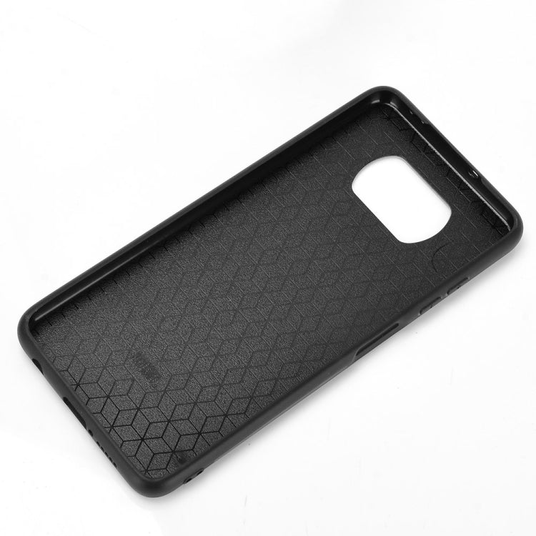 For Xiaomi Poco X3 NFC Shockproof Sewing Cow Pattern Skin PC + PU + TPU Case