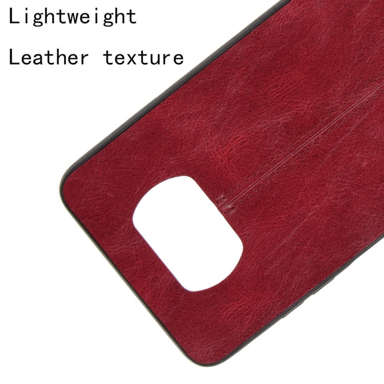 For Xiaomi Poco X3 NFC Shockproof Sewing Cow Pattern Skin PC + PU + TPU Case