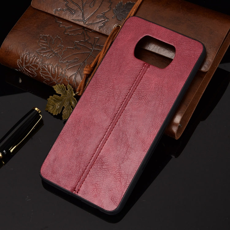 For Xiaomi Poco X3 NFC Shockproof Sewing Cow Pattern Skin PC + PU + TPU Case