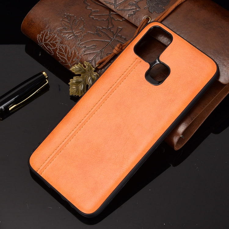 For Infinix Hot 10 Lite Shockproof Sewing Cow Pattern Skin PC + PU + TPU Case