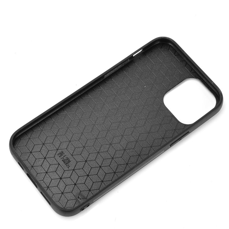 For iPhone 12 / 12 Pro Shockproof Sewing Cow Pattern Skin PC + PU + TPU Case