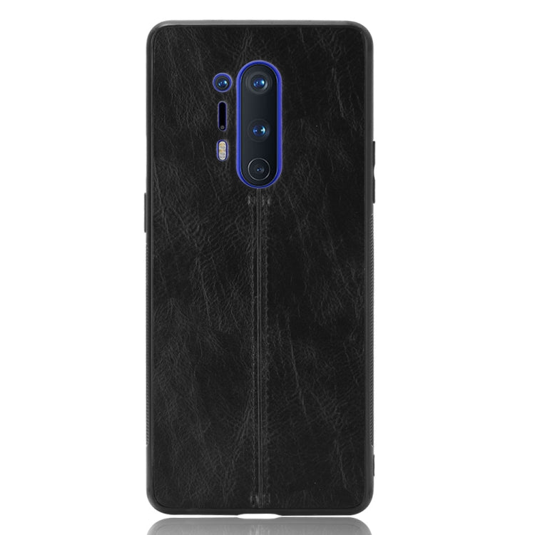 For OnePlus 8 Pro Shockproof Sewing Cow Pattern Skin PC + PU + TPU Case