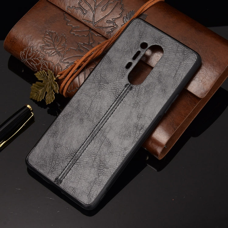 For OnePlus 8 Pro Shockproof Sewing Cow Pattern Skin PC + PU + TPU Case