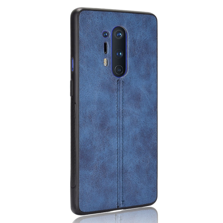 For OnePlus 8 Pro Shockproof Sewing Cow Pattern Skin PC + PU + TPU Case