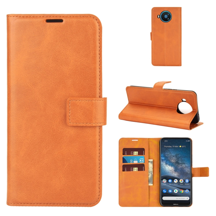 For Nokia 8.3 5G Retro Calf Pattern Buckle Horizontal Flip Leather Case with Holder & Card Slots & Wallet