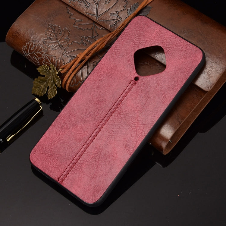 For vivo X50e Shockproof Sewing Cow Pattern Skin PC + PU + TPU Case