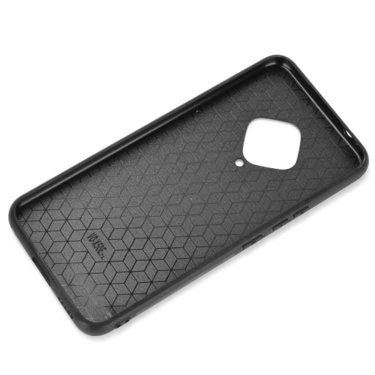 For vivo X50e Shockproof Sewing Cow Pattern Skin PC + PU + TPU Case