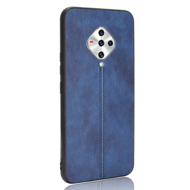 For vivo X50e Shockproof Sewing Cow Pattern Skin PC + PU + TPU Case