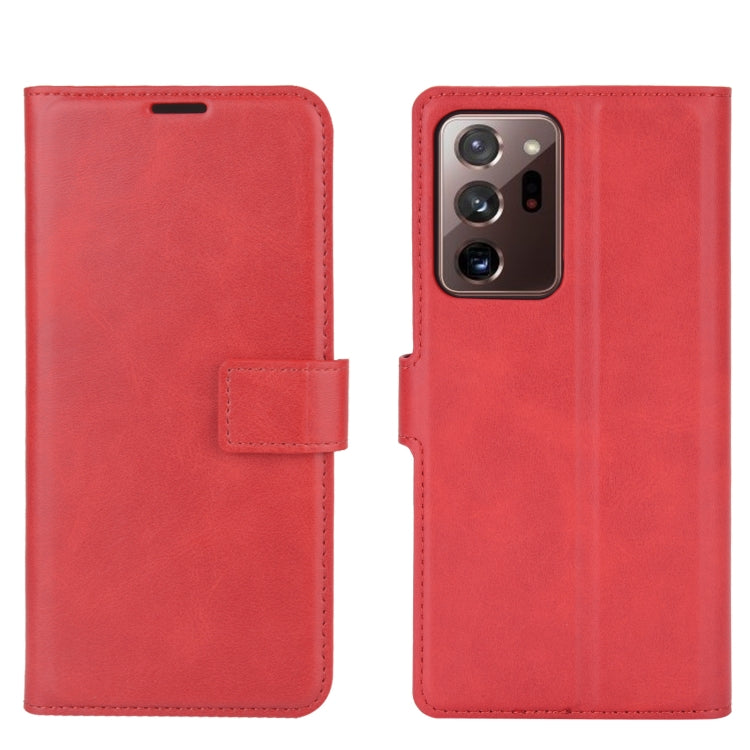 For Samsung Galaxy Note20 Ultra Retro Calf Pattern Buckle Horizontal Flip Leather Case with Holder & Card Slots & Wallet