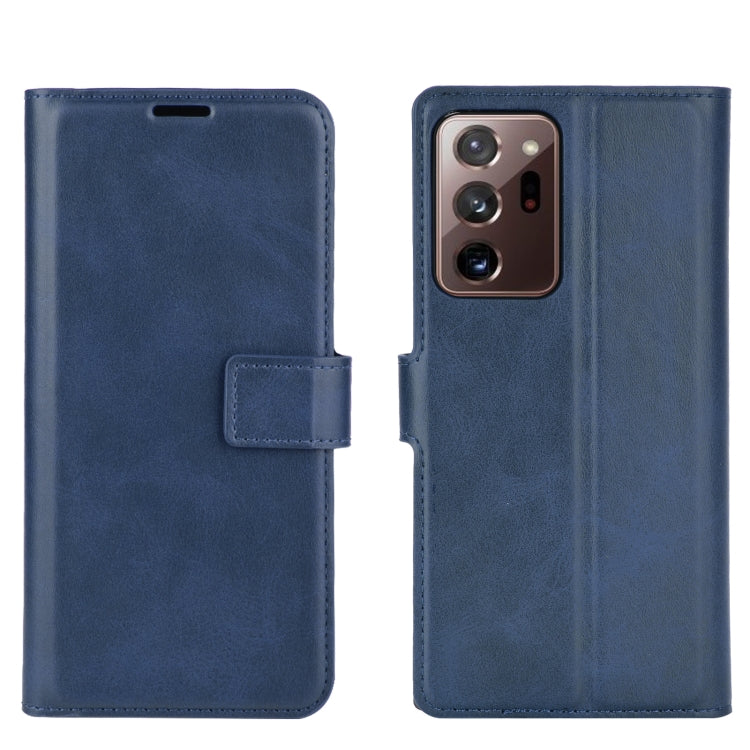 For Samsung Galaxy Note20 Ultra Retro Calf Pattern Buckle Horizontal Flip Leather Case with Holder & Card Slots & Wallet