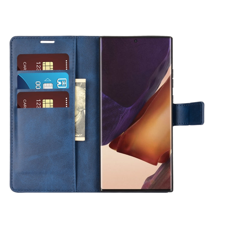For Samsung Galaxy Note20 Ultra Retro Calf Pattern Buckle Horizontal Flip Leather Case with Holder & Card Slots & Wallet
