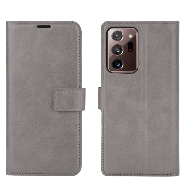 For Samsung Galaxy Note20 Ultra Retro Calf Pattern Buckle Horizontal Flip Leather Case with Holder & Card Slots & Wallet