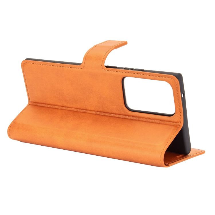 For Samsung Galaxy Note20 Ultra Retro Calf Pattern Buckle Horizontal Flip Leather Case with Holder & Card Slots & Wallet
