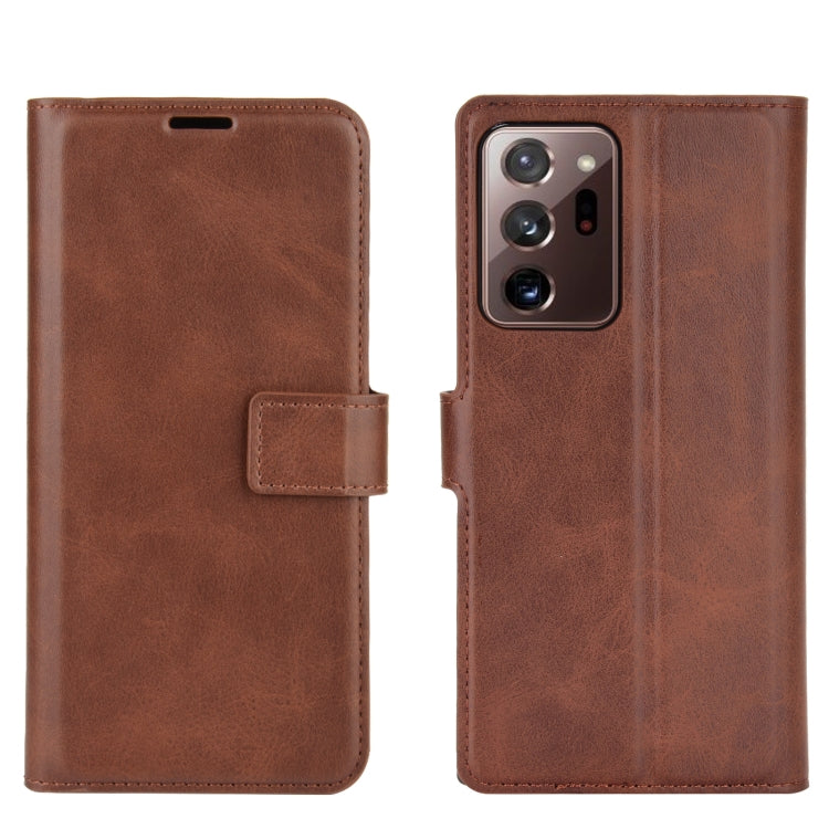 For Samsung Galaxy Note20 Ultra Retro Calf Pattern Buckle Horizontal Flip Leather Case with Holder & Card Slots & Wallet