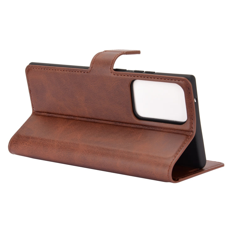 For Samsung Galaxy Note20 Ultra Retro Calf Pattern Buckle Horizontal Flip Leather Case with Holder & Card Slots & Wallet