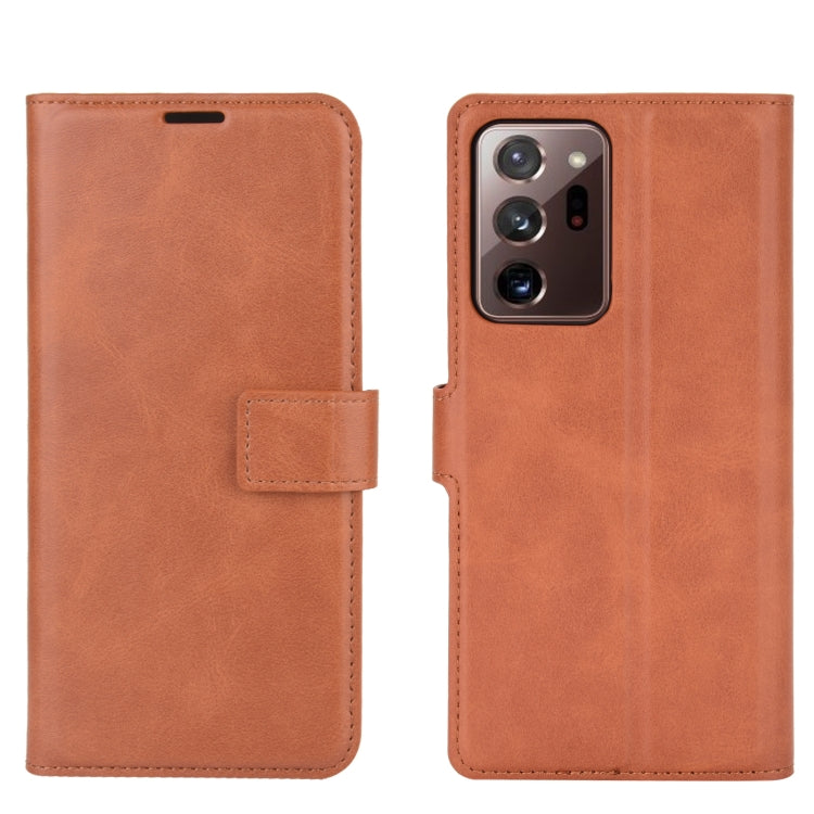 For Samsung Galaxy Note20 Ultra Retro Calf Pattern Buckle Horizontal Flip Leather Case with Holder & Card Slots & Wallet