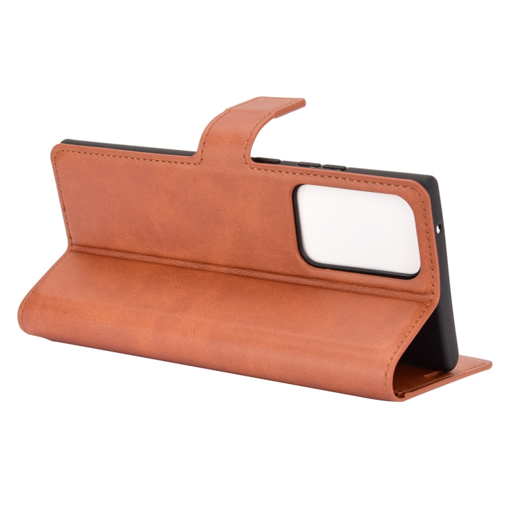For Samsung Galaxy Note20 Ultra Retro Calf Pattern Buckle Horizontal Flip Leather Case with Holder & Card Slots & Wallet