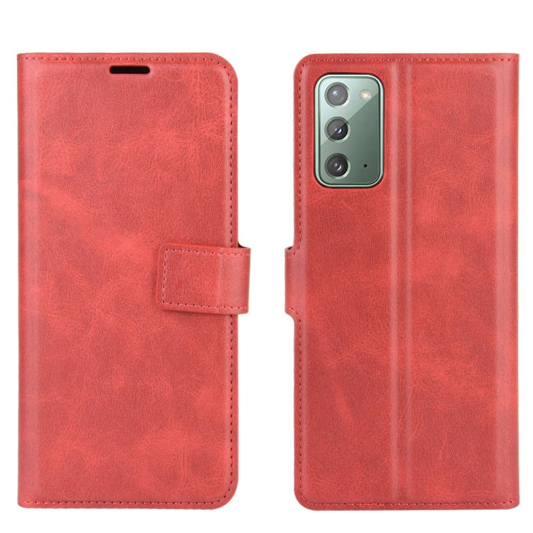 For Samsung Galaxy Note20 Retro Calf Pattern Buckle Horizontal Flip Leather Case with Holder & Card Slots & Wallet