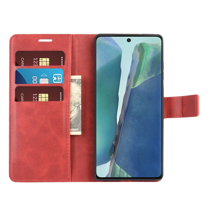 For Samsung Galaxy Note20 Retro Calf Pattern Buckle Horizontal Flip Leather Case with Holder & Card Slots & Wallet