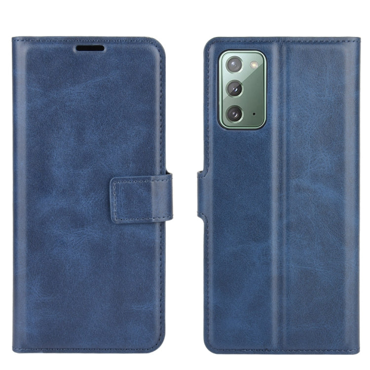 For Samsung Galaxy Note20 Retro Calf Pattern Buckle Horizontal Flip Leather Case with Holder & Card Slots & Wallet