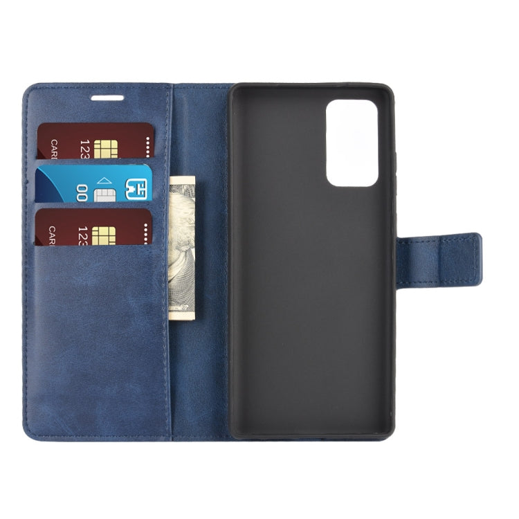 For Samsung Galaxy Note20 Retro Calf Pattern Buckle Horizontal Flip Leather Case with Holder & Card Slots & Wallet