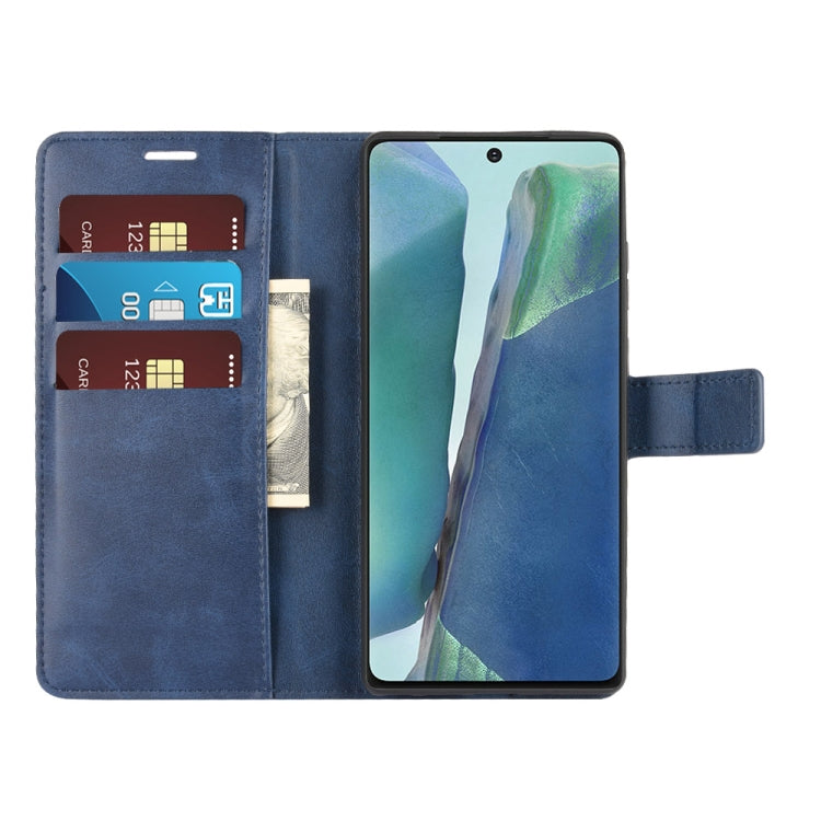 For Samsung Galaxy Note20 Retro Calf Pattern Buckle Horizontal Flip Leather Case with Holder & Card Slots & Wallet