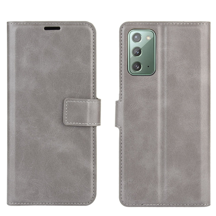 For Samsung Galaxy Note20 Retro Calf Pattern Buckle Horizontal Flip Leather Case with Holder & Card Slots & Wallet