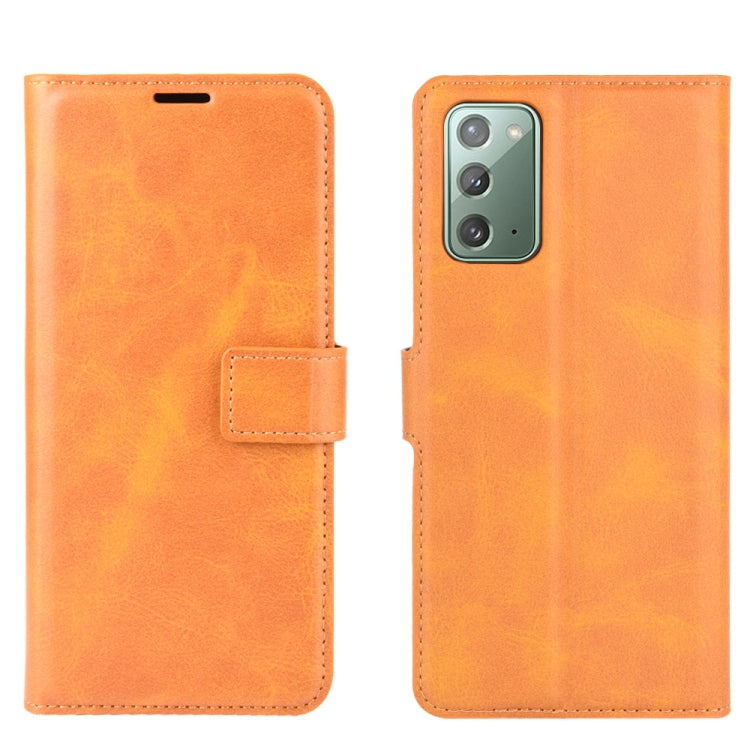 For Samsung Galaxy Note20 Retro Calf Pattern Buckle Horizontal Flip Leather Case with Holder & Card Slots & Wallet
