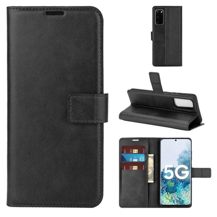 For Samsung Galaxy S20 FE Retro Calf Pattern Buckle Horizontal Flip Leather Case with Holder & Card Slots & Wallet