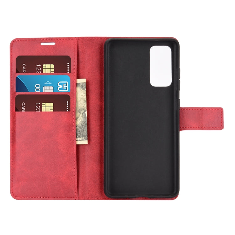 For Samsung Galaxy S20 FE Retro Calf Pattern Buckle Horizontal Flip Leather Case with Holder & Card Slots & Wallet