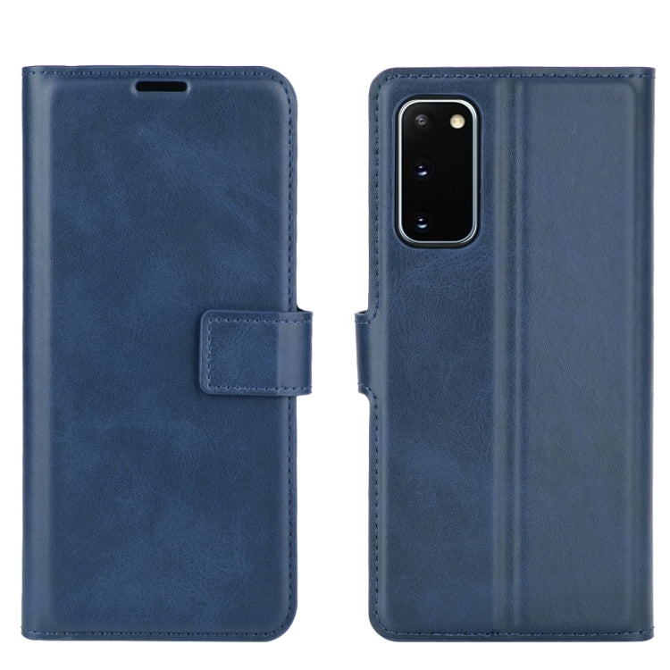 For Samsung Galaxy S20 FE Retro Calf Pattern Buckle Horizontal Flip Leather Case with Holder & Card Slots & Wallet