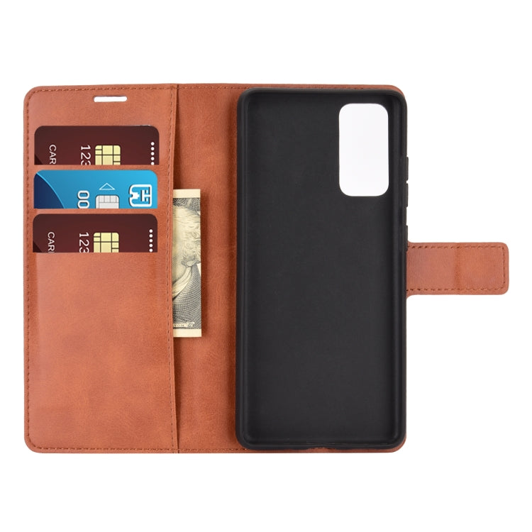 For Samsung Galaxy S20 FE Retro Calf Pattern Buckle Horizontal Flip Leather Case with Holder & Card Slots & Wallet
