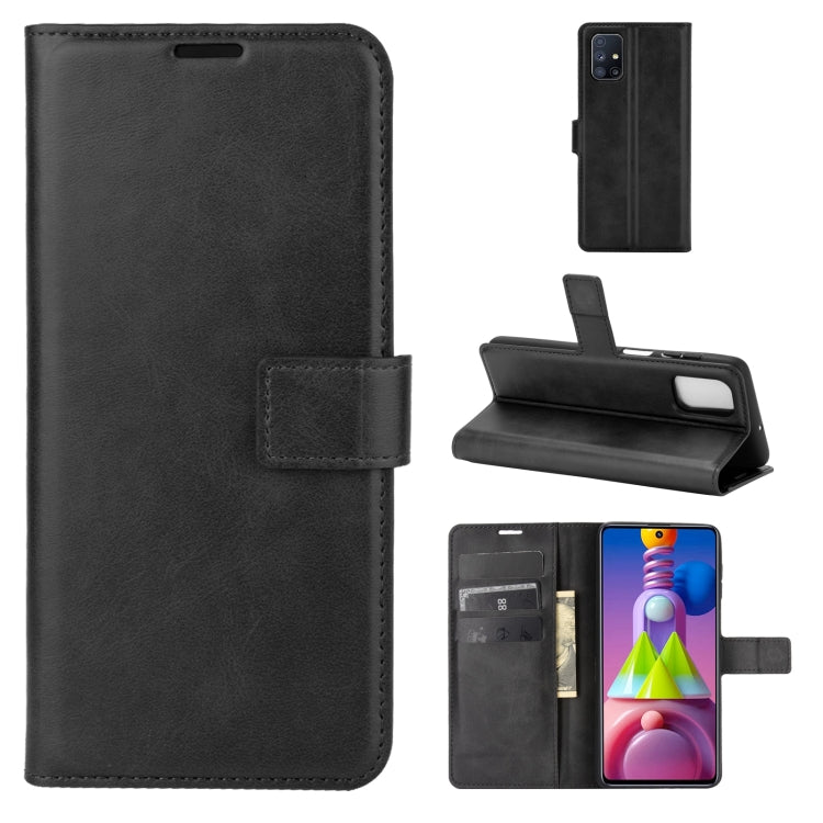 For Samsung Galaxy M51 Retro Calf Pattern Buckle Horizontal Flip Leather Case with Holder & Card Slots & Wallet