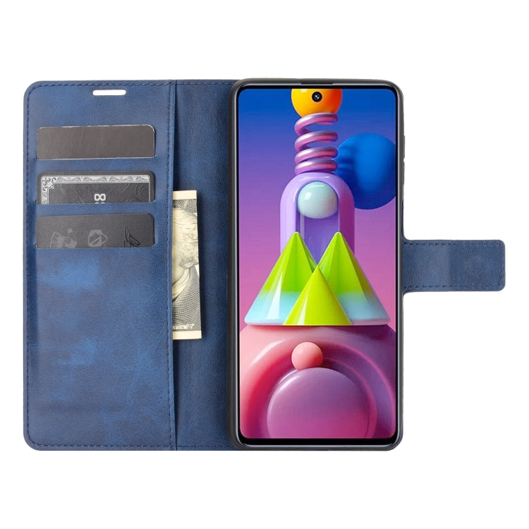 For Samsung Galaxy M51 Retro Calf Pattern Buckle Horizontal Flip Leather Case with Holder & Card Slots & Wallet