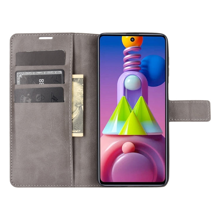For Samsung Galaxy M51 Retro Calf Pattern Buckle Horizontal Flip Leather Case with Holder & Card Slots & Wallet