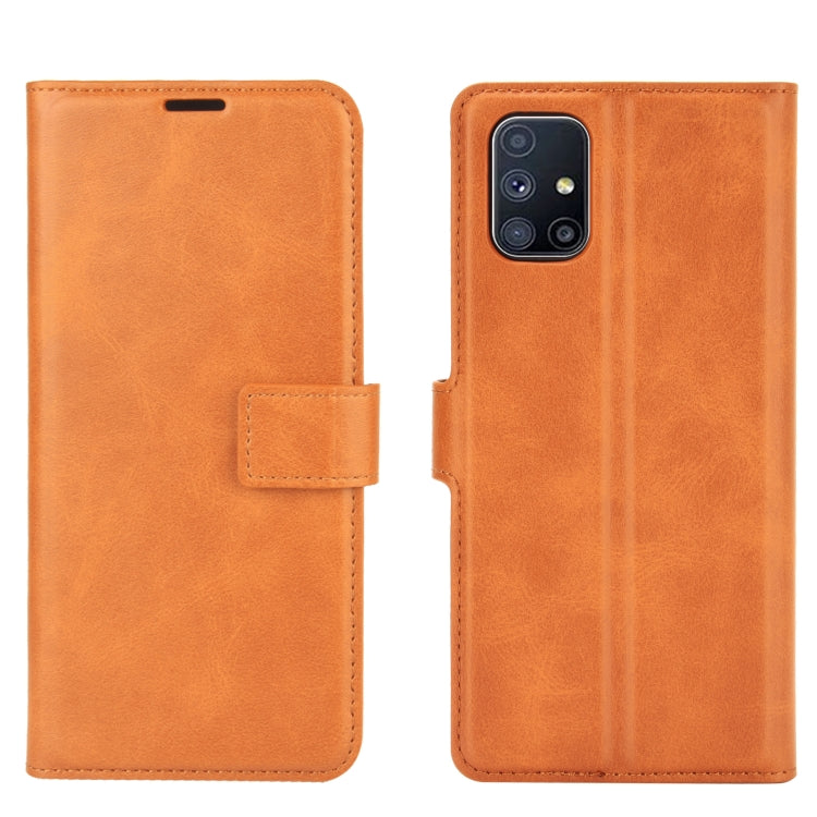 For Samsung Galaxy M51 Retro Calf Pattern Buckle Horizontal Flip Leather Case with Holder & Card Slots & Wallet