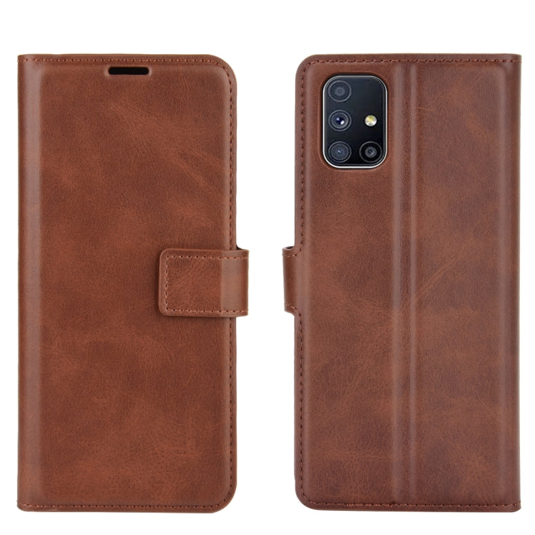 For Samsung Galaxy M51 Retro Calf Pattern Buckle Horizontal Flip Leather Case with Holder & Card Slots & Wallet