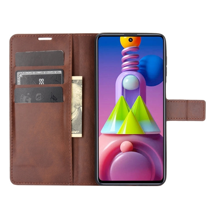 For Samsung Galaxy M51 Retro Calf Pattern Buckle Horizontal Flip Leather Case with Holder & Card Slots & Wallet