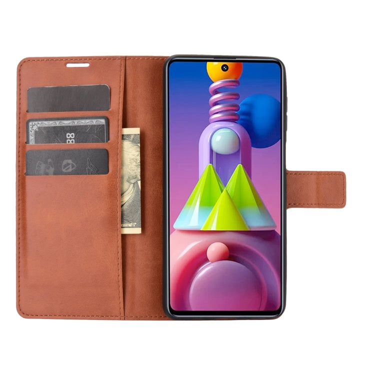 For Samsung Galaxy M51 Retro Calf Pattern Buckle Horizontal Flip Leather Case with Holder & Card Slots & Wallet